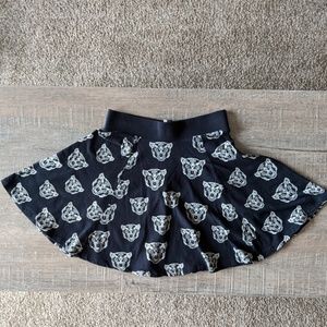 H&M Tiger Circle Skirt